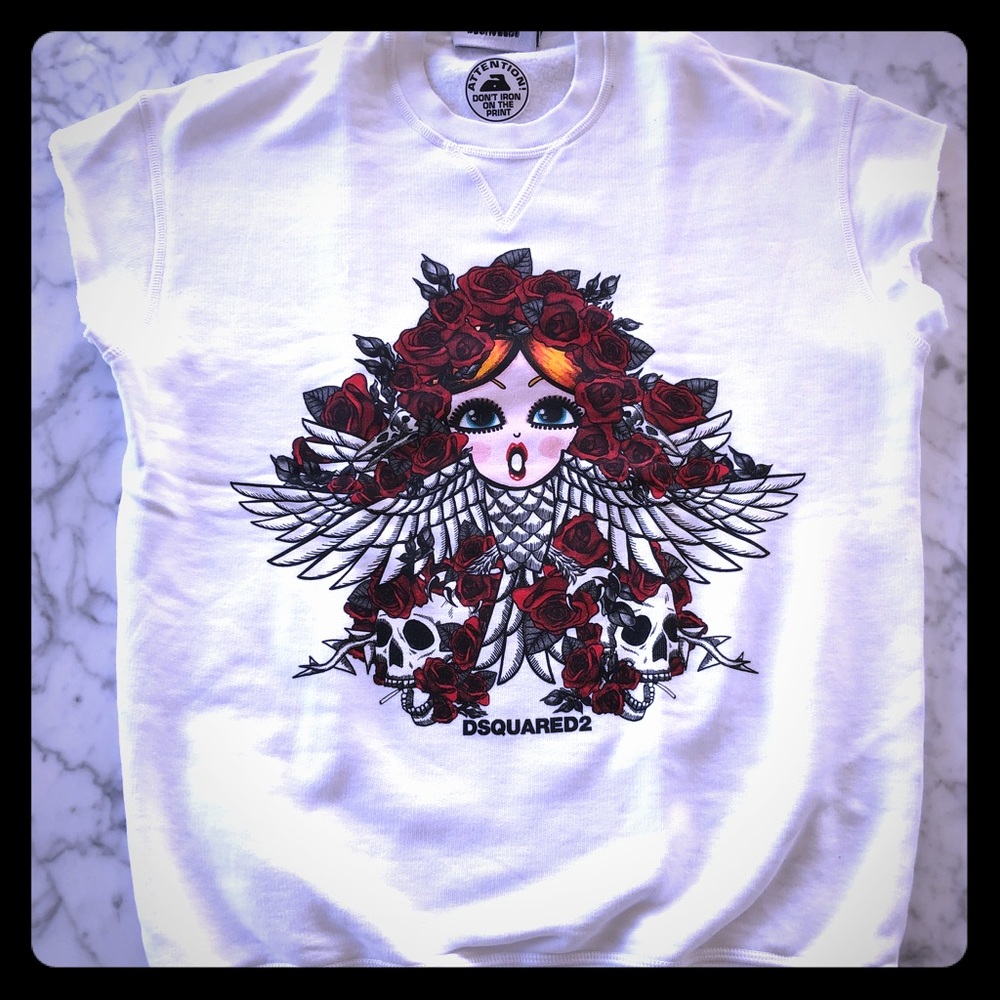 Dsquared short sleeve sweatshirt